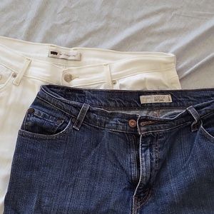 2 pairs of jeans